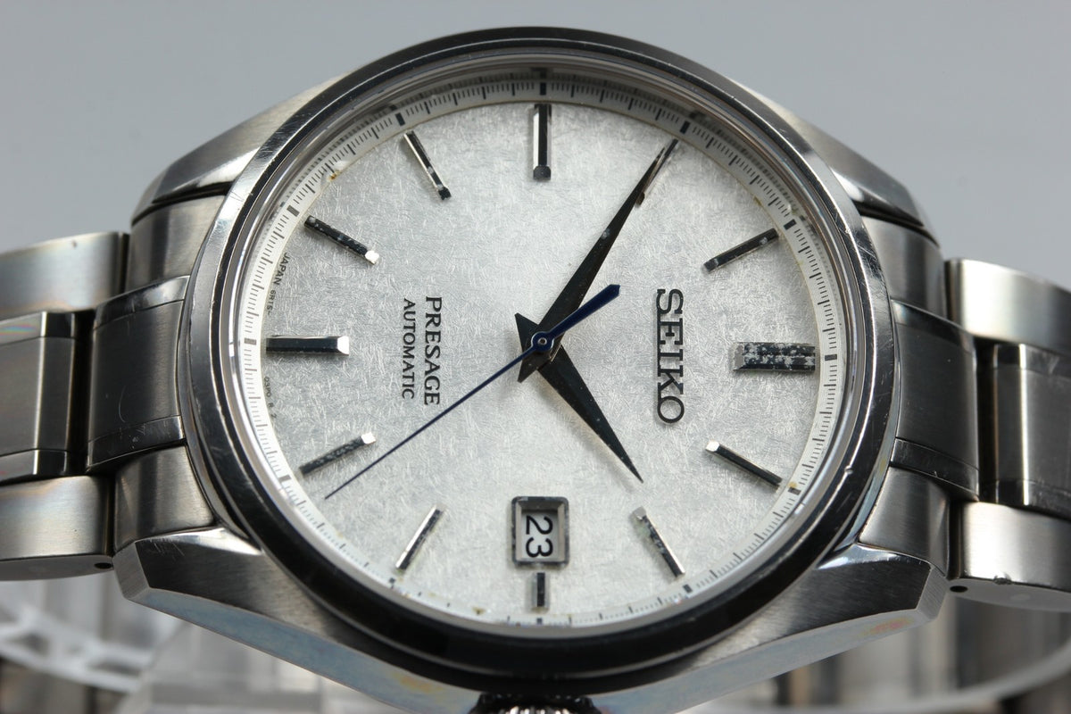 SEIKO PRESAGE 6R15-04A0 SARX055 White Snowflake Titanium AT Men's Watch JAPAN