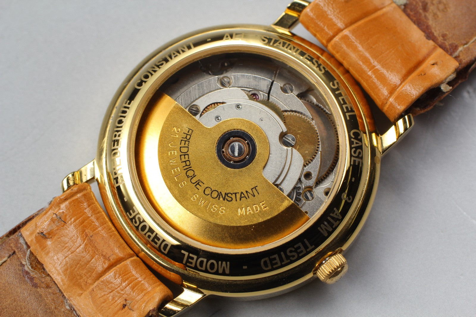 [Exc+5] FREDERIQUE CONSTANT FC300/310×35/36 White Automatic Men's Watch 35mm JP