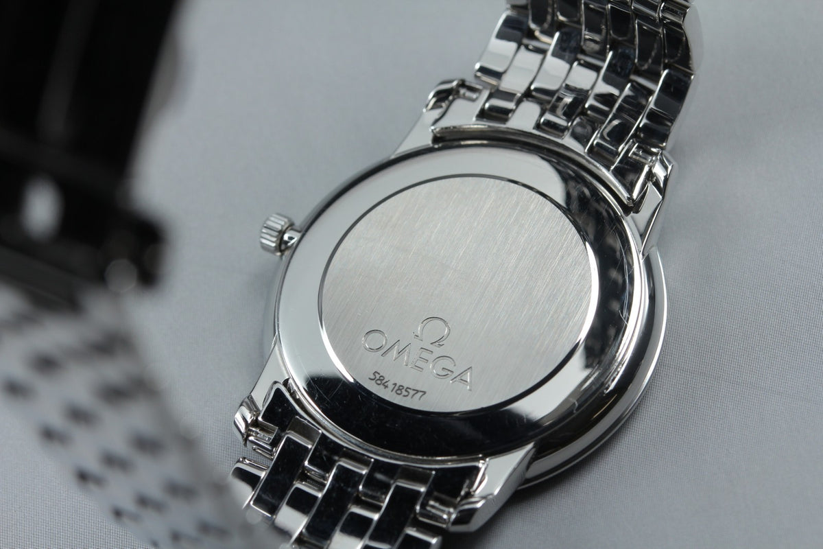 Omega De Ville Prestige 4510.50 Cal.1532 34mm Black Dial Quartz Men's Watch Box