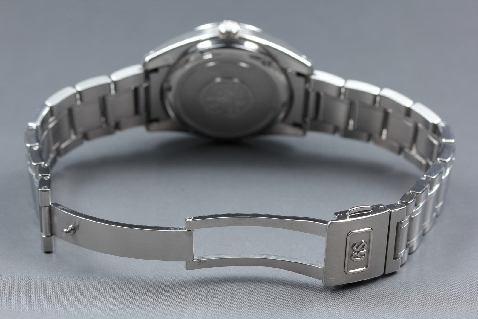 SEIKO Grand Seiko SBGR001 9S55-0010 Silver Automatic Date Men's Watch 36mm JAPAN