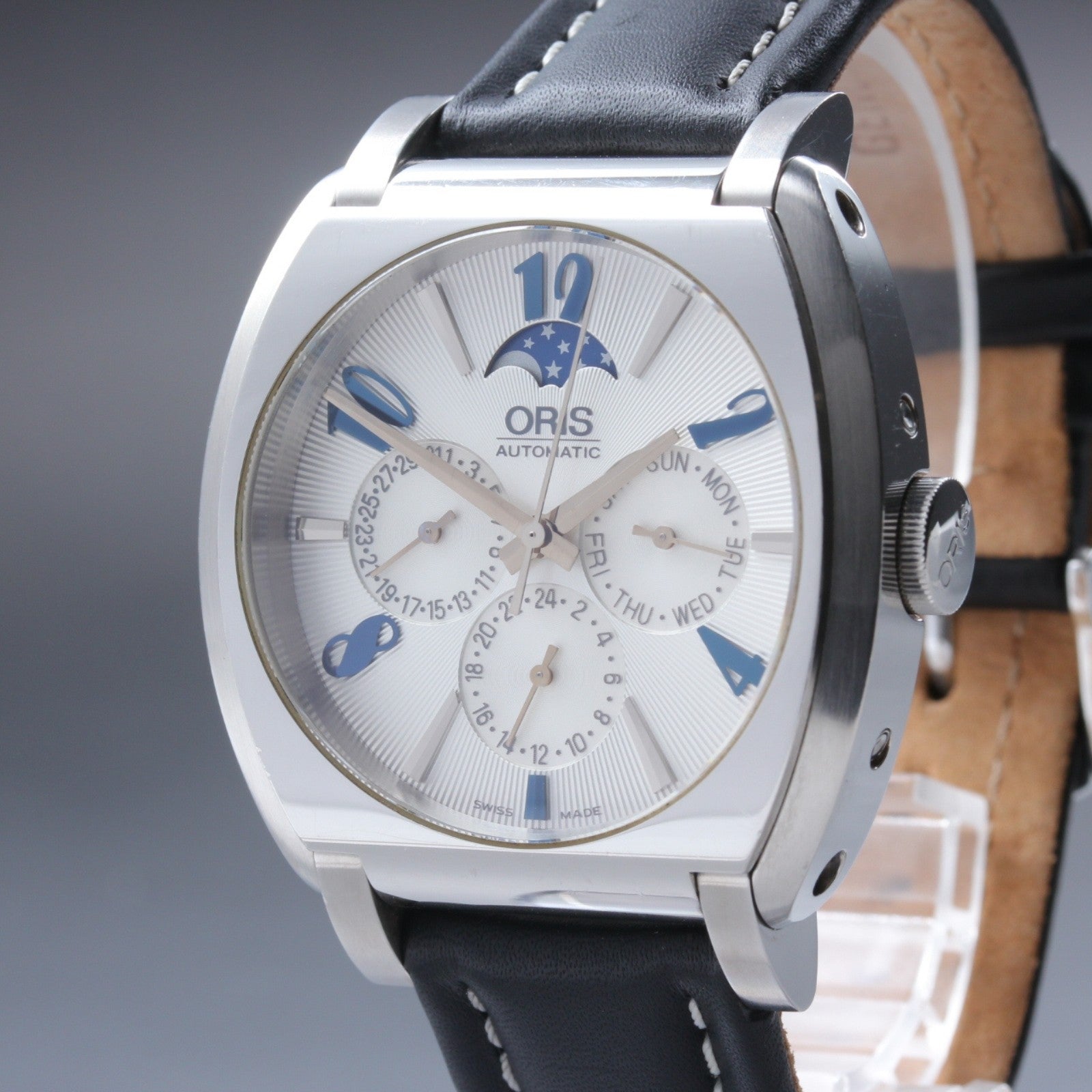 Exc+5*Box ORIS Frank Sinatra 7572 Silver Automatic Day/Date Men's Watch From JP