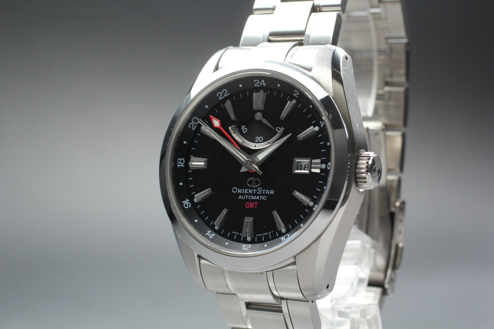 ORIENT Star GMT DJ06-C0-B Automatic Black Dial Men's Watch 42mm JAPAN Box