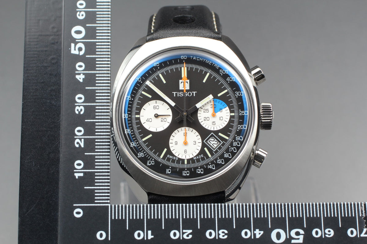 TISSOT Heritage T124427A Black Automatic Chronograph Men's Watch 43mm JAPAN Box