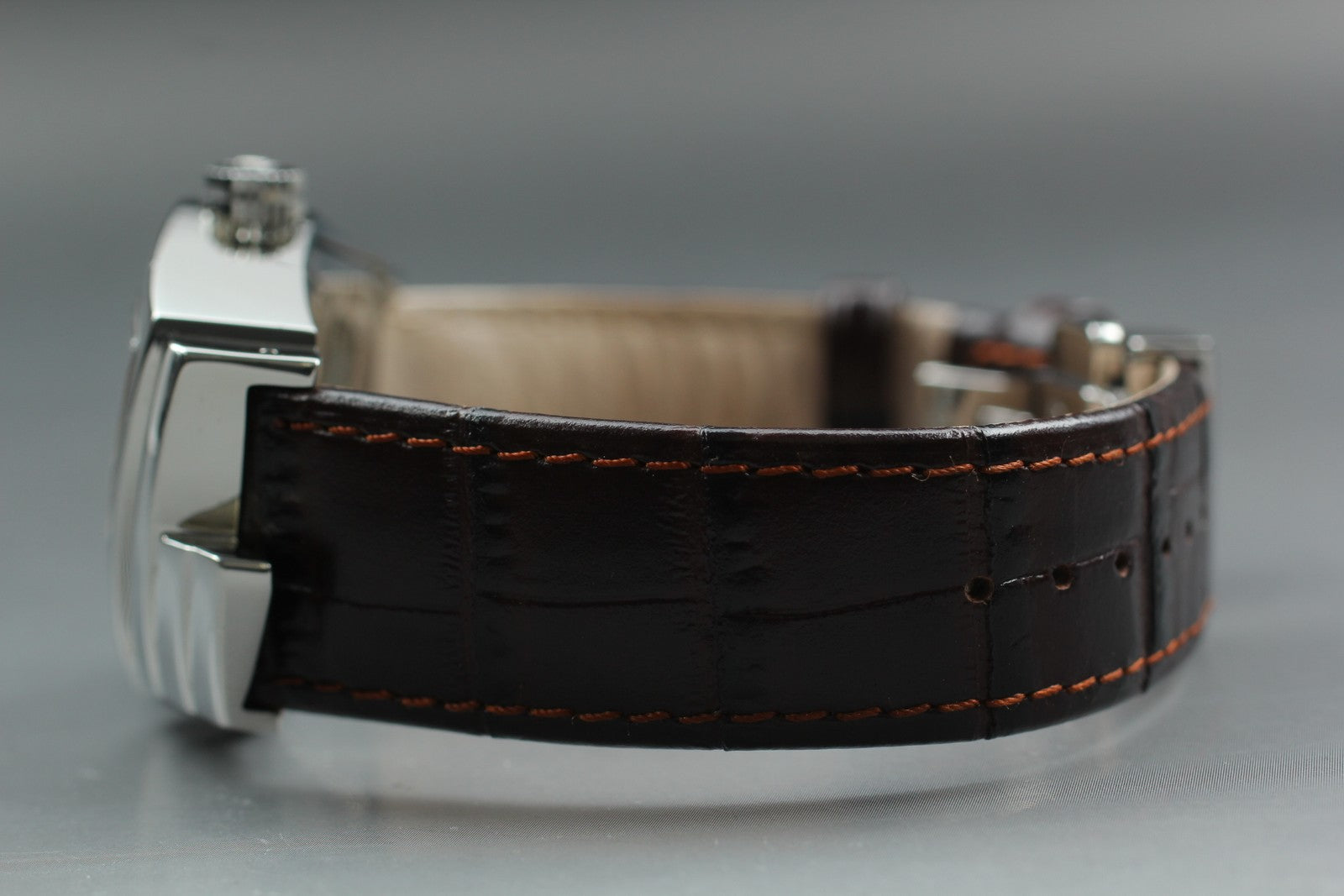 [Exc+5 Box] HAMILTON Ventura H245150 Automatic Brown Silver Men's Watch JAPAN