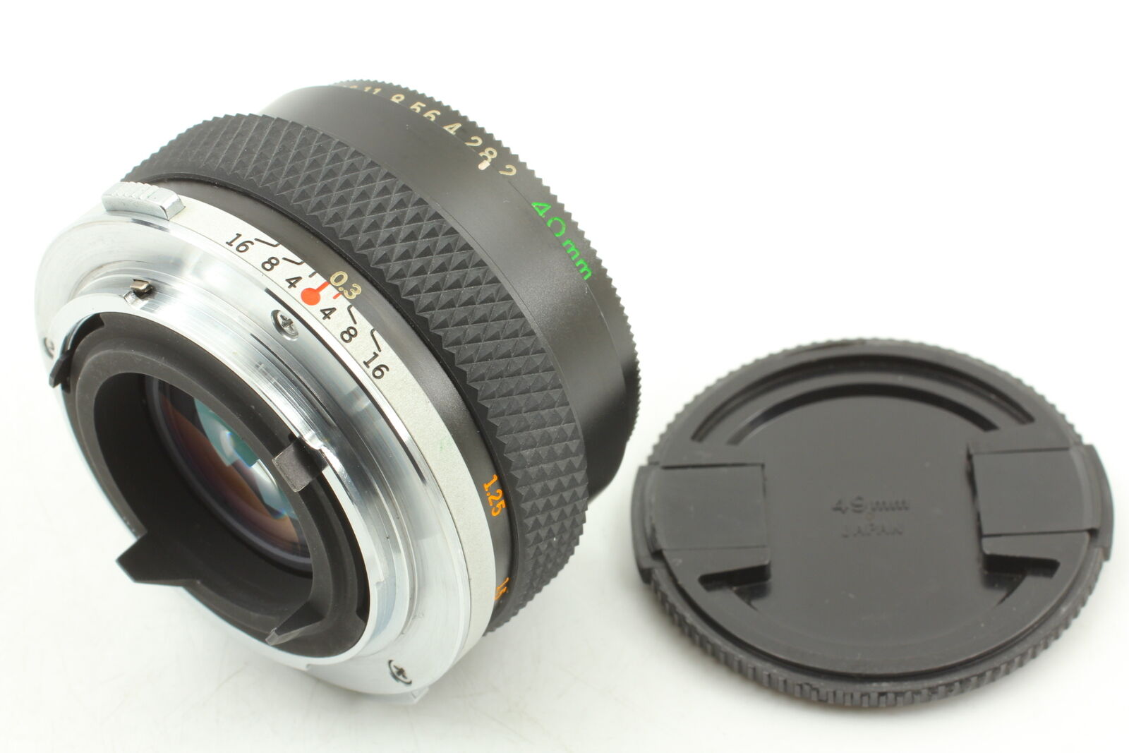 [ Near MINT ] Olympus OM-SYSTEM Zuiko Auto-S 40mm f/2 Pancake Lens From Japan