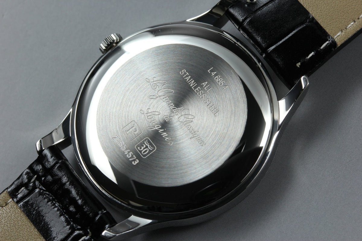 LONGINES Grand Classic L4.685.4 Automatic Silver Dial Men's Watch 35mm JAPAN