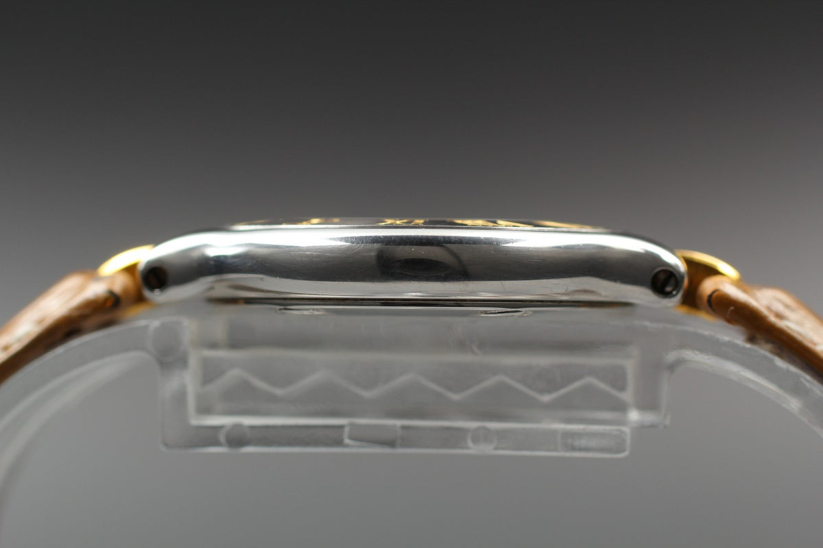 Vintage Cartier Must De 21 1340 Silver Quartz Women's Watch 27mm JAPAN Box