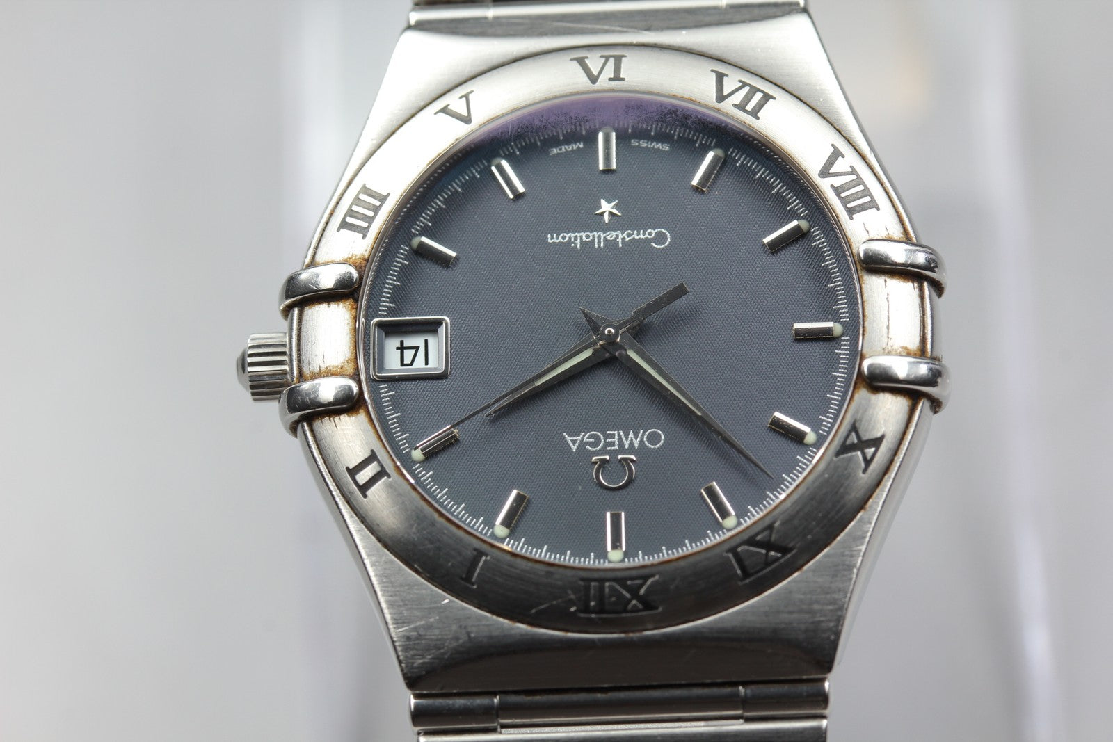 New Batt Vintage OMEGA Constellation 1512.4 Quartz Women's Watch 33mm JAPAN