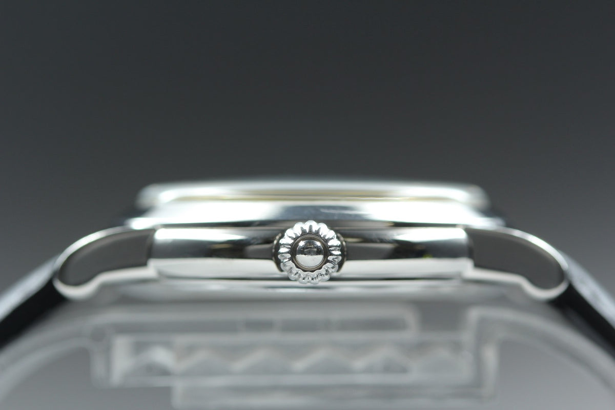 SEIKO Laurel 4S24-0060 LJAL602 Hand Winding Silver 34mm Mens Watch Vintage JAPAN