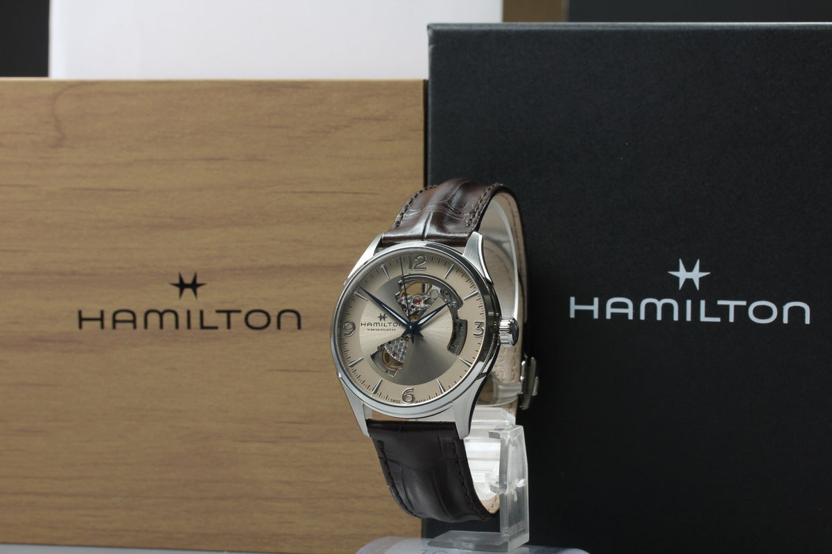 Hamilton Jazzmaster Open Heart H327050 H600425102 Automatic Men's Watch 41mm JP
