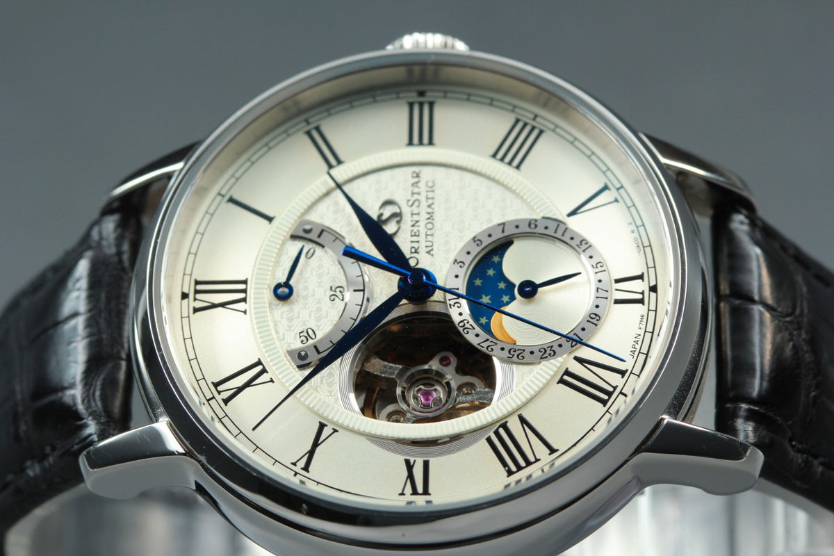 ORIENT Star Classic F7M6-UAB0 Automatic Silver Dial Date Men's Watch 41mm Box