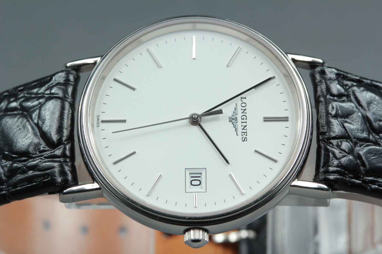 [Exc+5] LONGINES Grand Classic L4.720.4 White Dial 32mm Quartz Men's Watch