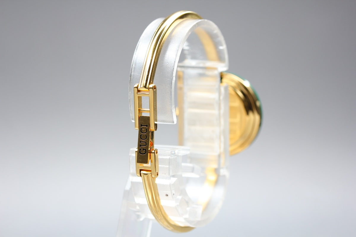 GUCCI Change Bezel Bangle 11/12.2 12Color Quartz Women's Watch 25mm JAPAN Box