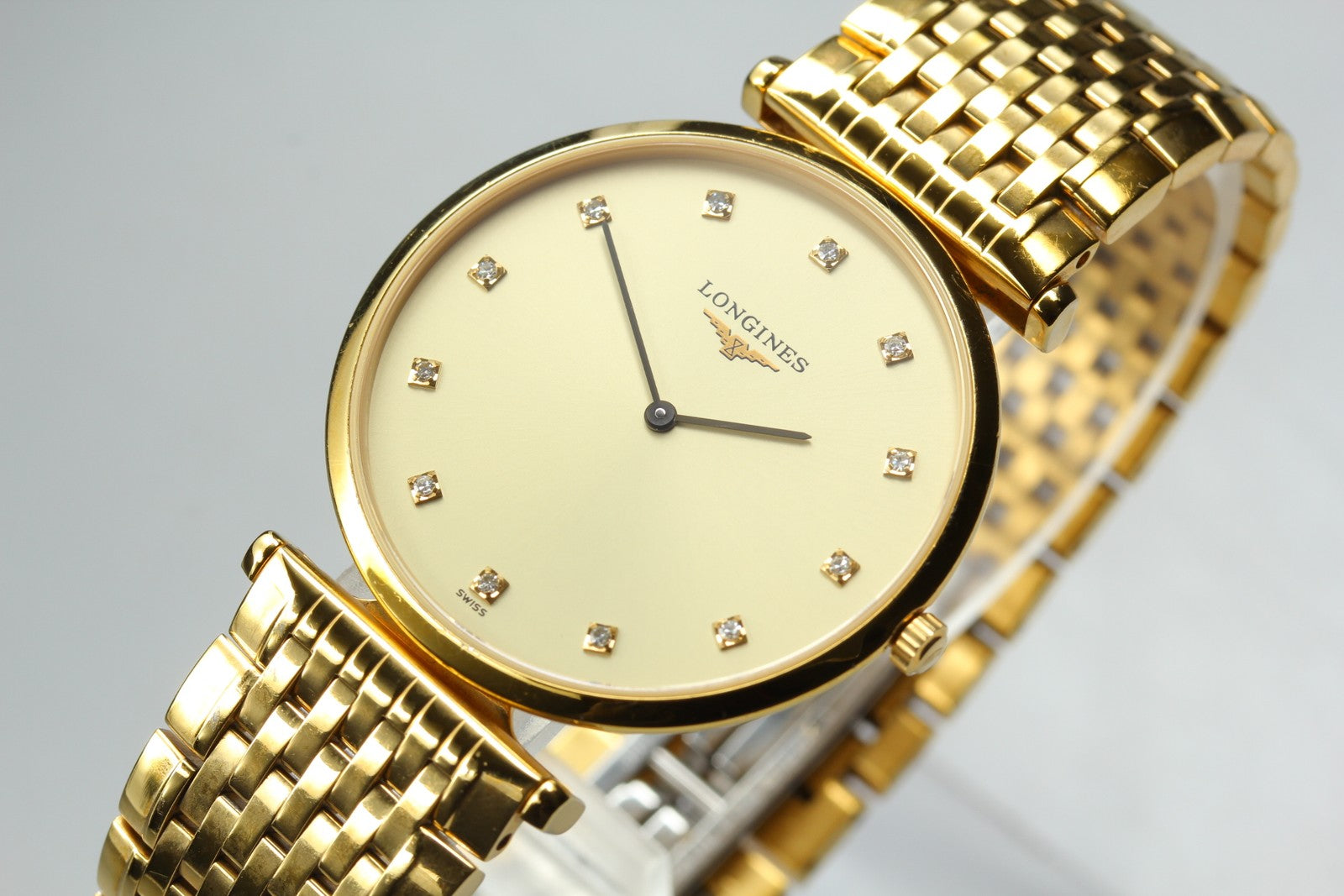 [Exc+5] Longines La Grande Classique L4.709.2 Diamond 32mm Quartz Men's Watch