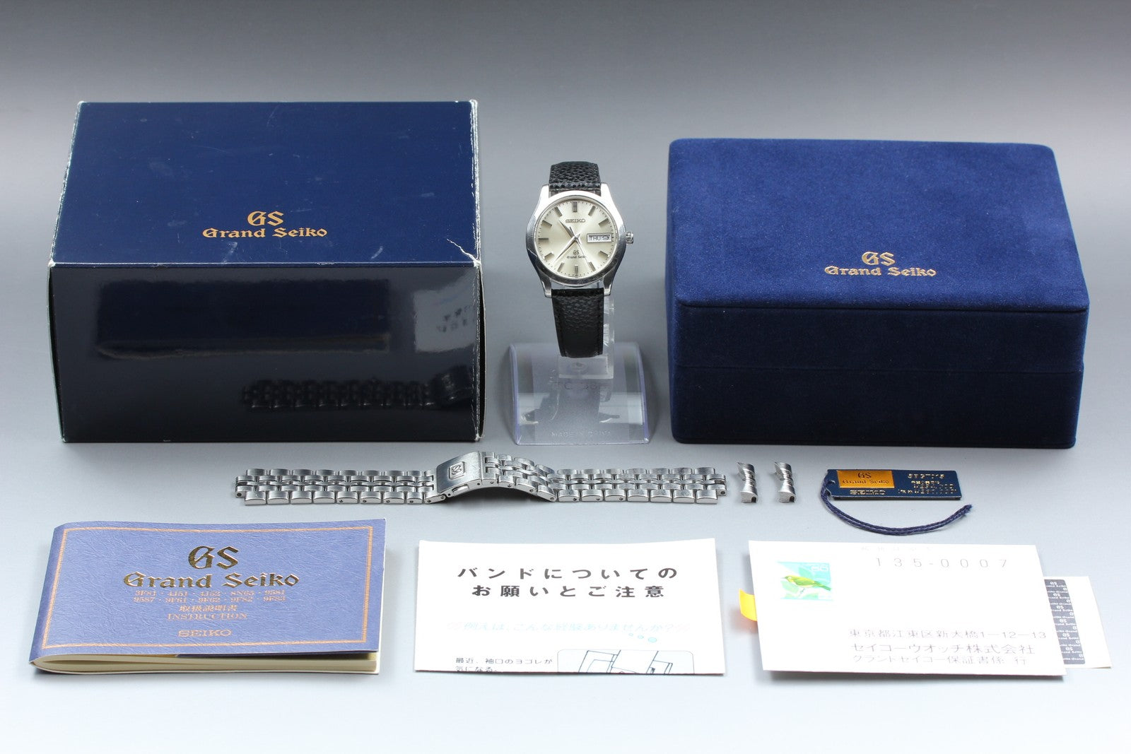 Grand Seiko GS 9F83-0AB0 SBGT015 Champagne 37mm Quartz Men's Watch JAPAN [Box]