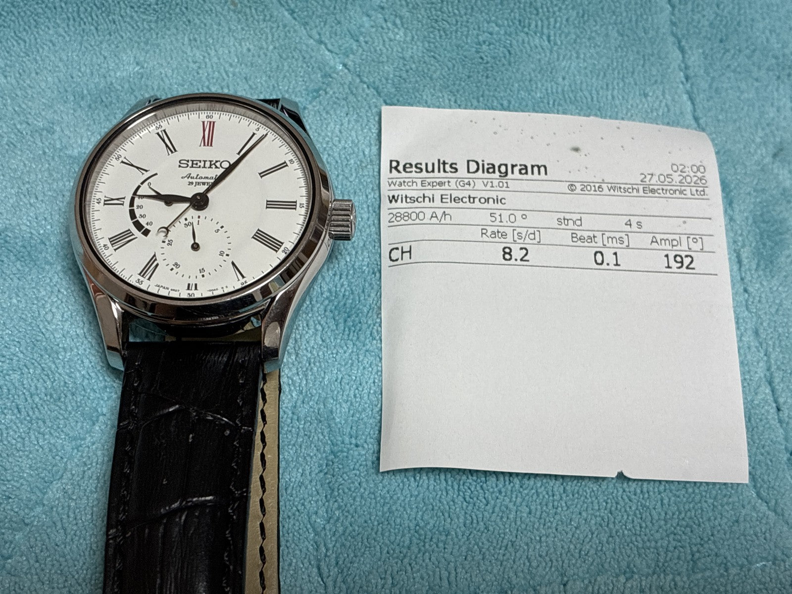 SEIKO Presage 6R27-00C0 SARW005 Automatic White Dial Men's Watch 40mm From JAPAN