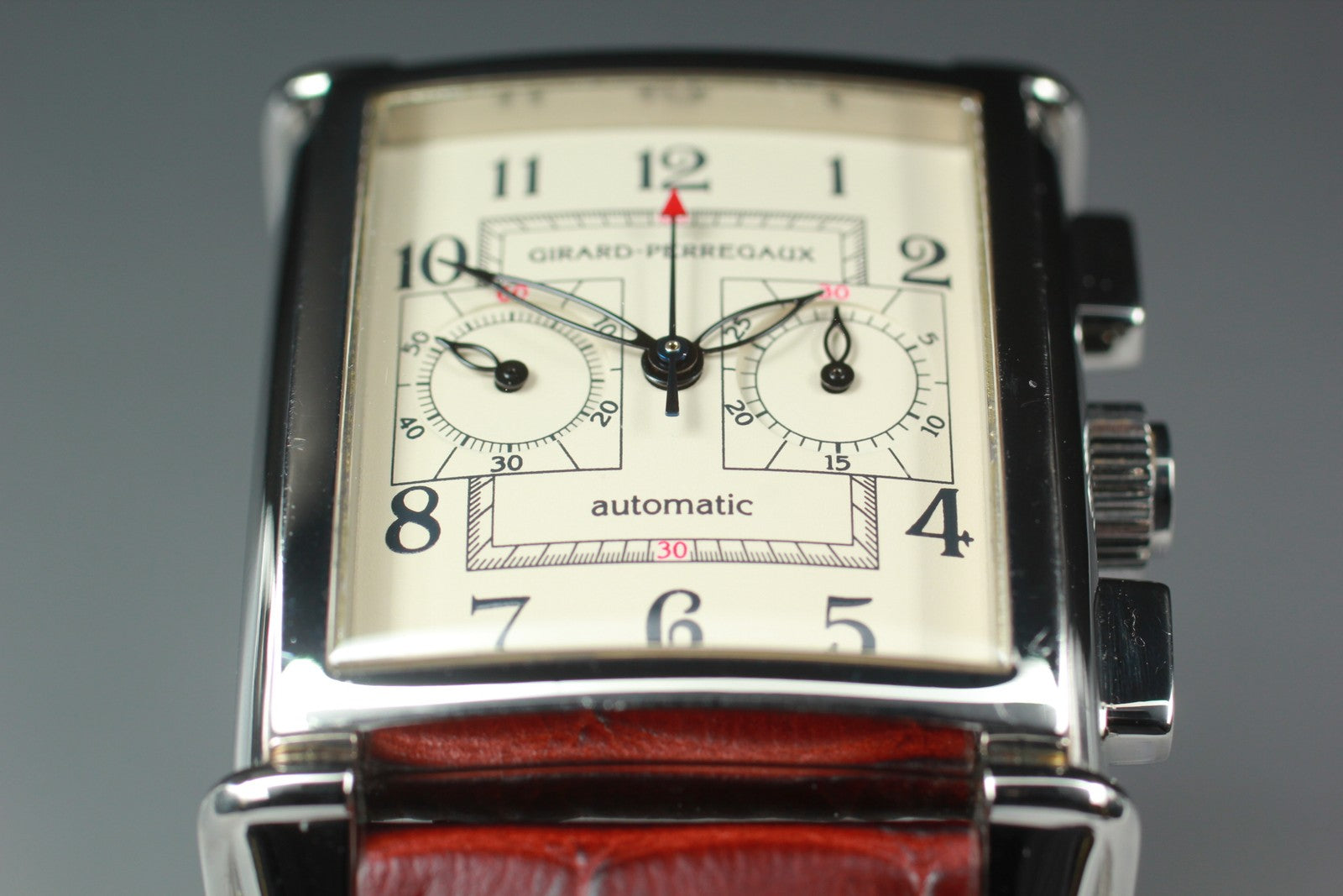Limited [Exc+5] Girard Perregaux Vintage 1945 Chronograph 2599 Men's Watch AT