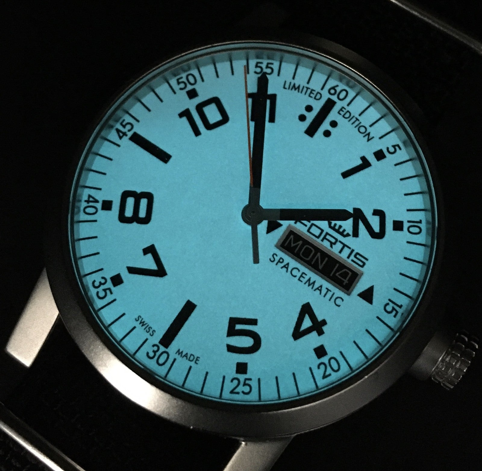 FORTIS Spacematic 623.22.158.1 Limited Edition Automatic Men's Watch 40mm JAPAN