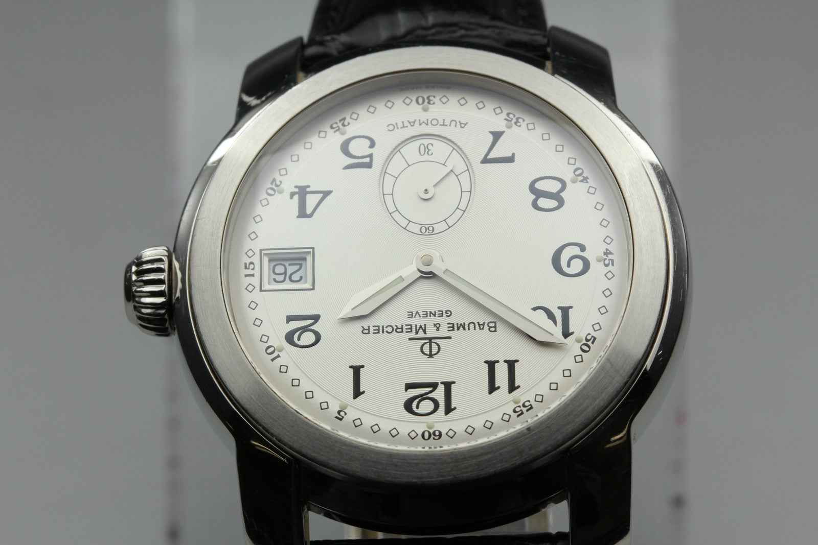 BAUME＆MERCIER Capeland MV045221 Automatic Silver Date Men's Watch 37mm JAPAN