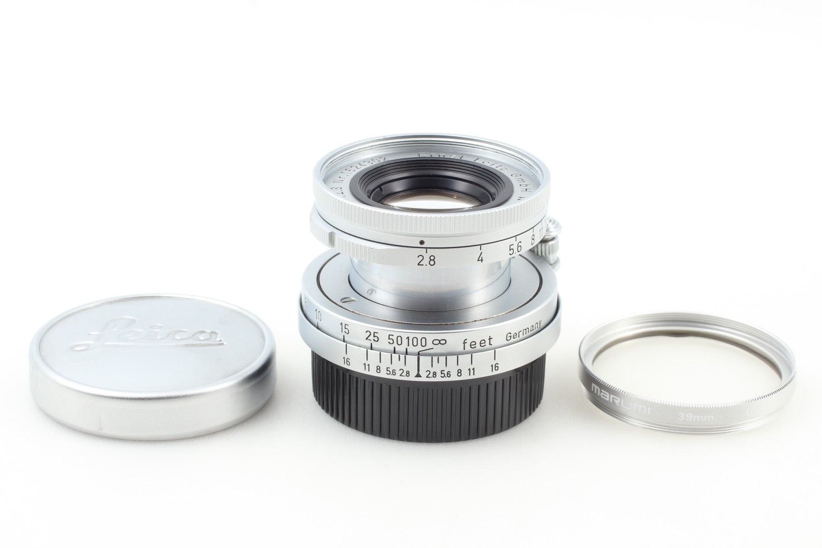S/N 162xxx [MINT] Leica Ernst Leitz GmbH Wetzlar Elmar 5cm 50mm f/2.8 Lens JAPAN