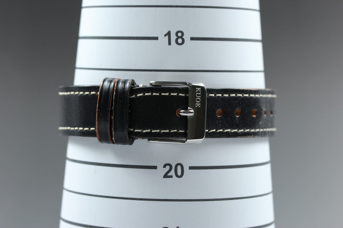 KUOE KYOTO OLD SMITH 90-007﻿ Silver Black 34mm Automatic Men's Watch JAPAN [Box]