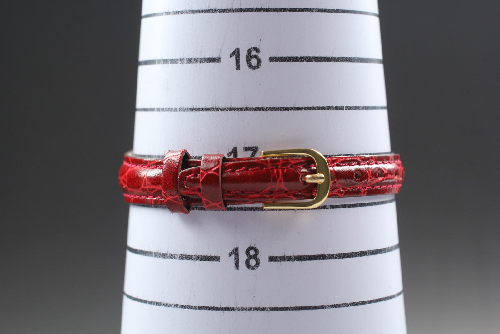 Vintage[Near MINT- Box] Cartier Must Colisee Vermeil 590002 Red Women's Qz Watch