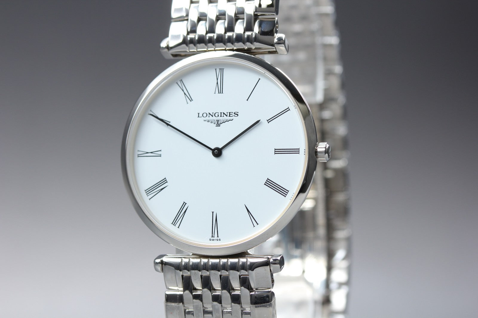 [MINT Box] LONGINES Grand Classic L4.709.4 White Dial Silver Quartz Men's Watch