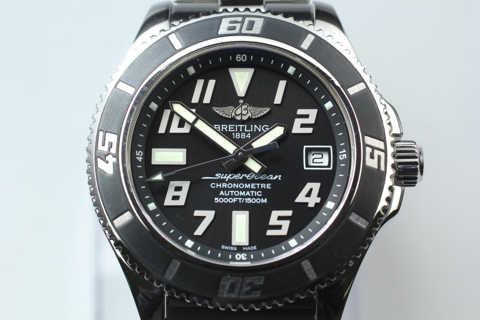 [Polished Box] Breitling Superocean 42 A17364 Black 42mm Automatic Men's Watch
