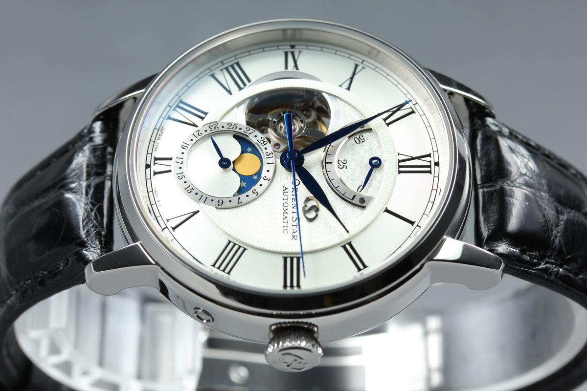 ORIENT STAR Mechanical Moon Phase F7M6-UAB0 40mm Automatic Men's Watch JAPAN