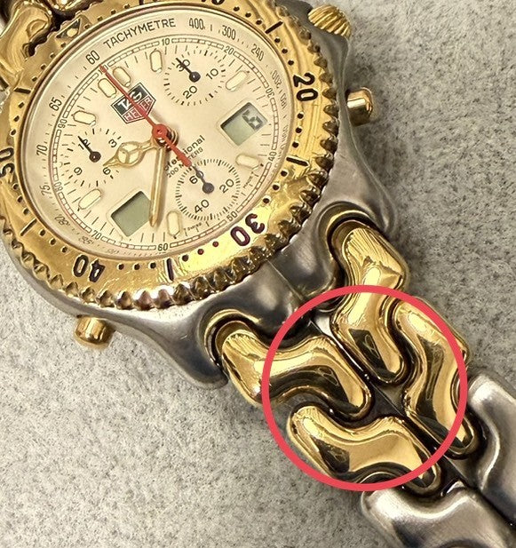 [READ!] TAG HEUER SENNA SEL S/el CG1123-0 Chronograph Men's Quartz Watch Box