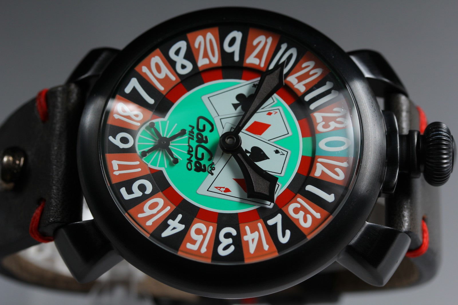 GaGa MILANO Manuale 48 Limited to 500 Automatic Men's Watch 48mm JAPAN Box