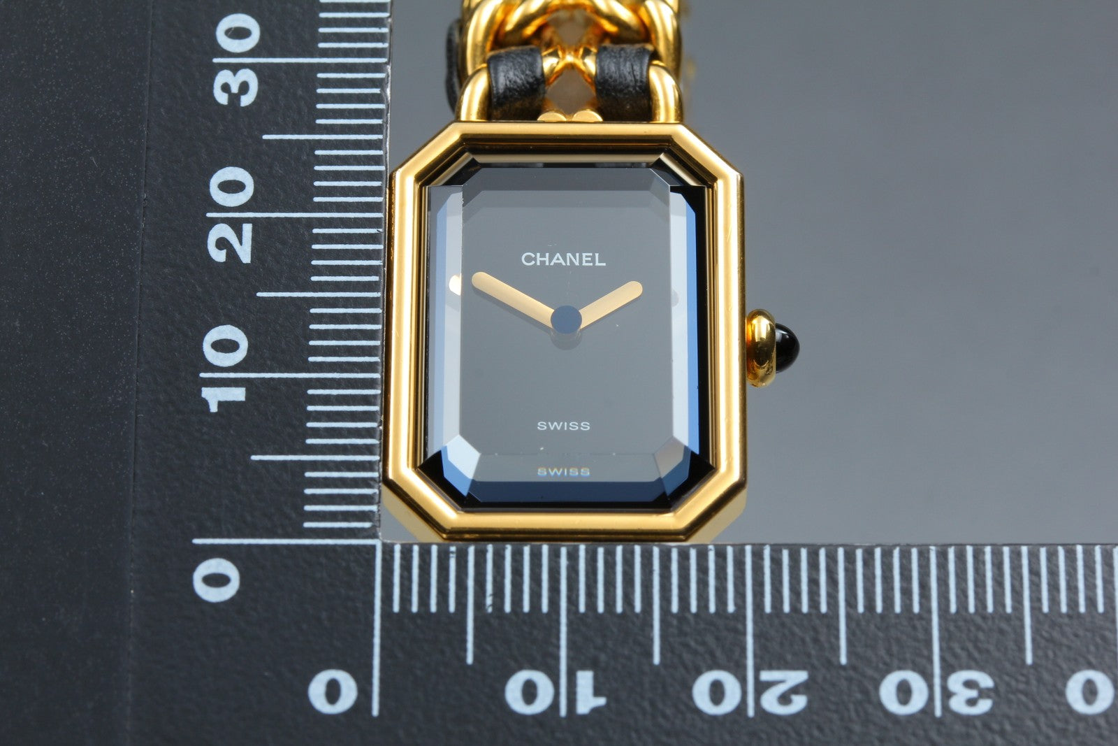 [Overhauled] CHANEL Premiere L Size Black Dial Gold 20mm Quartz Women’s Watch