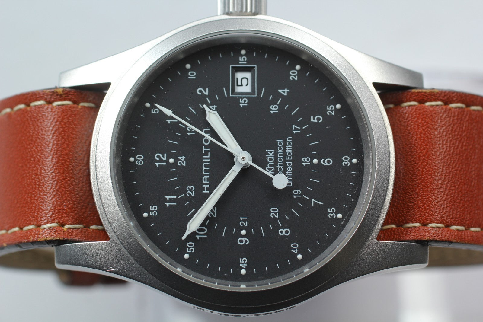 [N MINT-] Hamilton Khaki Mechanical H041221925 041220 Mens Watch Limited Edition