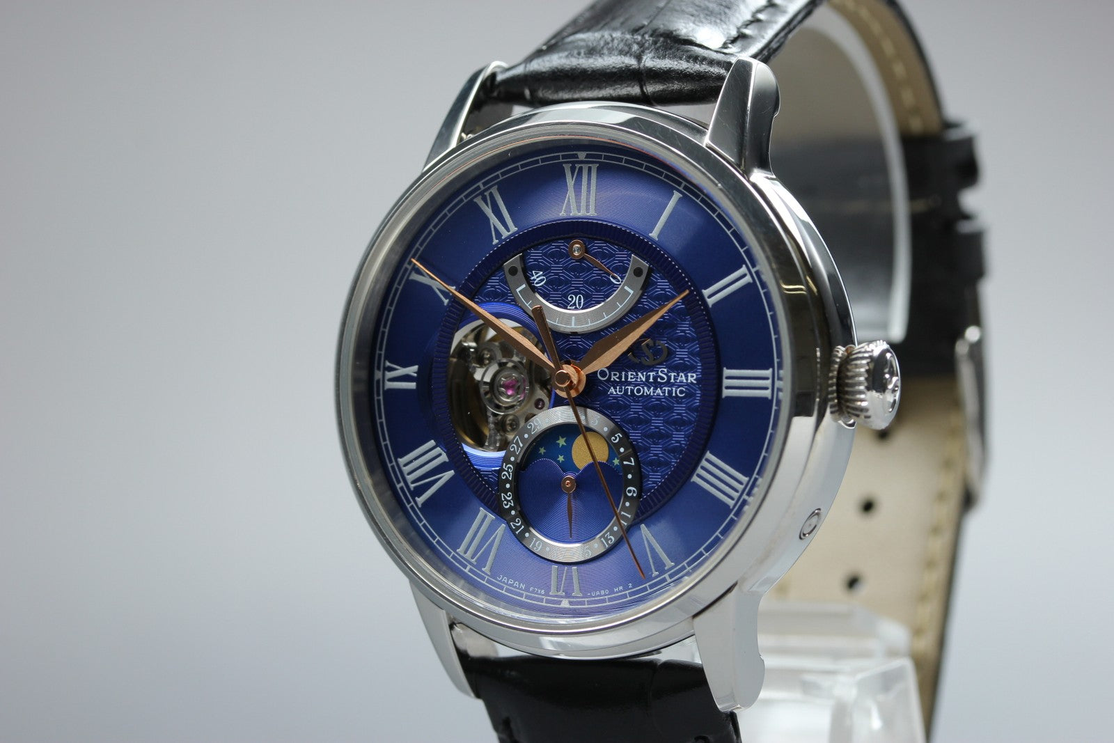 ORIENT Star Classic F7X6-UAB0 Automatic Blue Dial Date Men's Watch 41mm JAPAN