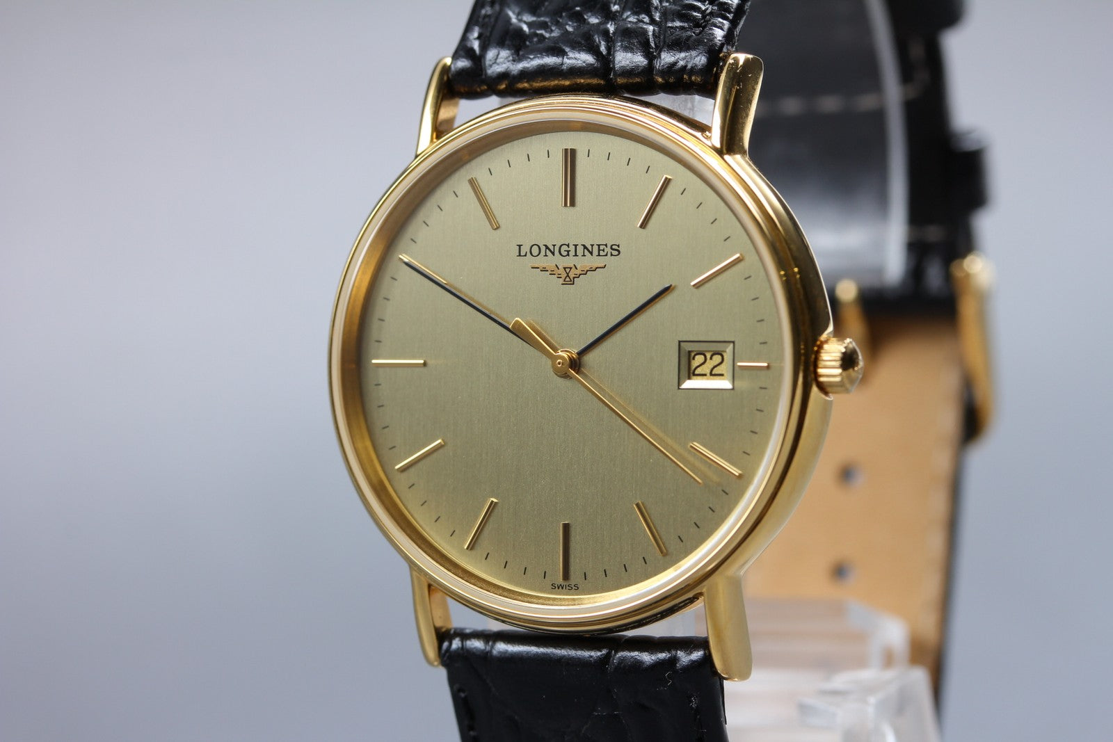 New Batt LONGINES Grand Classic L4.720.2 Quartz Men's Watch 32mm JAPAN