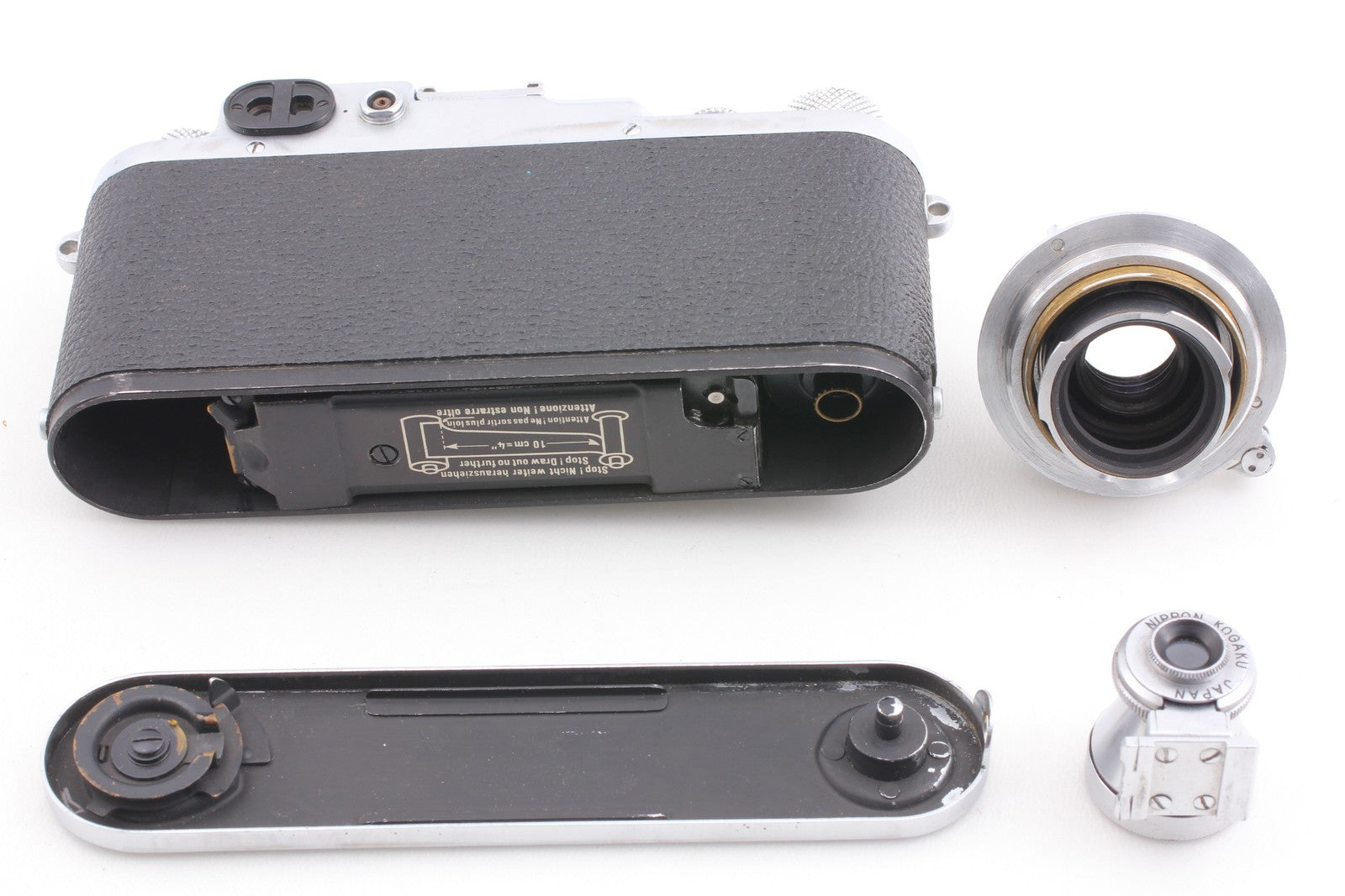 [N MINT w/ Finder Case] Leica IIIf Film Camera + Elmar 5cm 50mm f3.5 Lens JAPAN