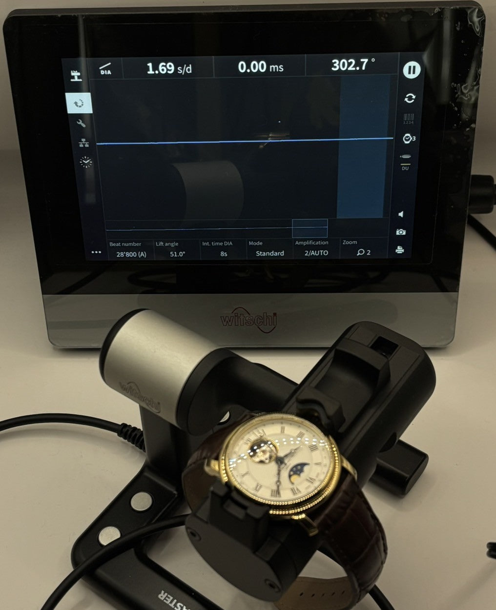 [Near MINT- Box] Frederique Constant FC-330/335X4P4/5/6 Moon Phase AT Mens Watch