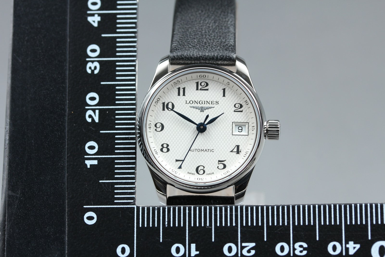 Longines Master Collection L2.128.4 25mm White Dial Black AT Women's Watch [Box]