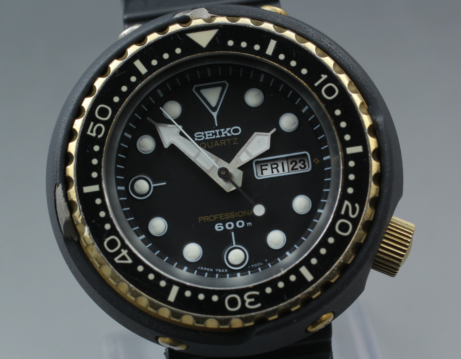 [Exc+4] SEIKO Professional Divers 7549-7000 SPYF018 600m Qz Men's Watch JAPAN