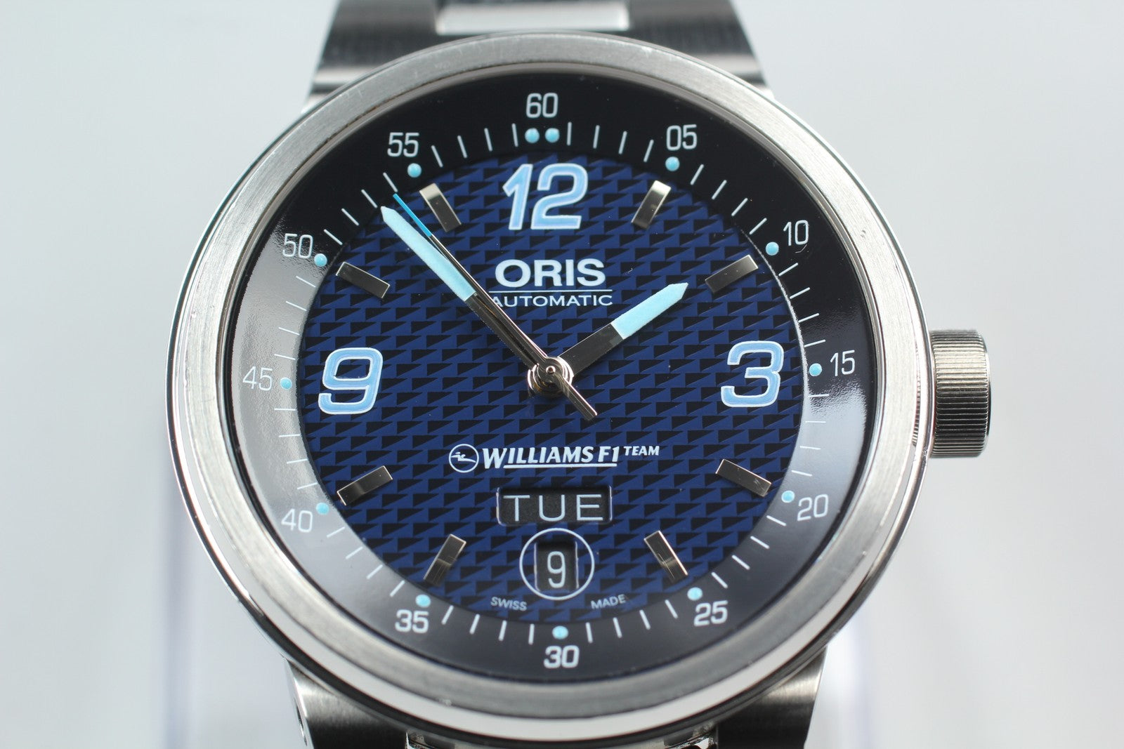 ORIS Williams F1 Team Day Date 7560 Automatic Blue Dial Automatic Men's Watch