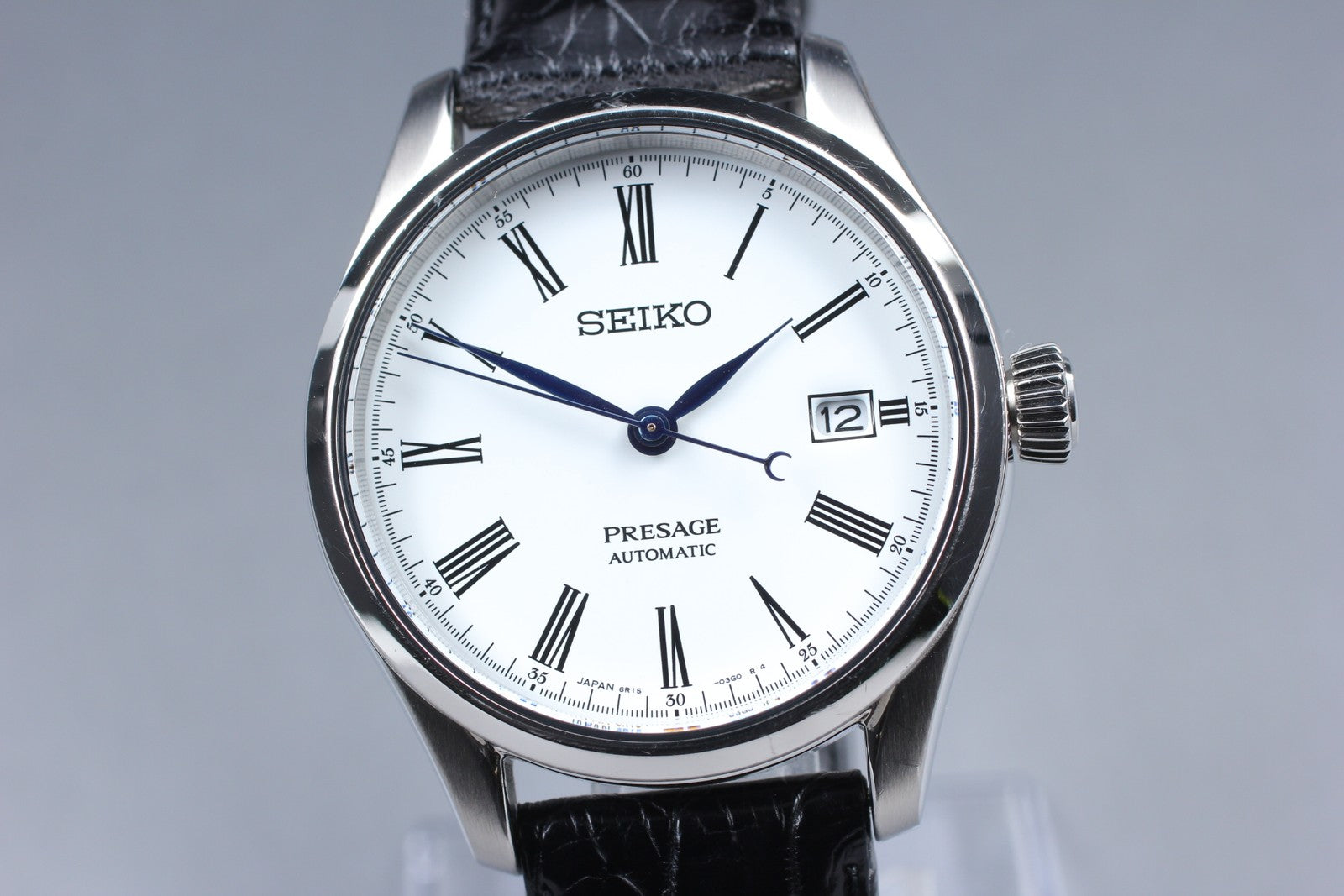 Exc+5*Box SEIKO Seiko Presage 6R15-03V0 White Automatic Men's Watch 40mm JAPAN