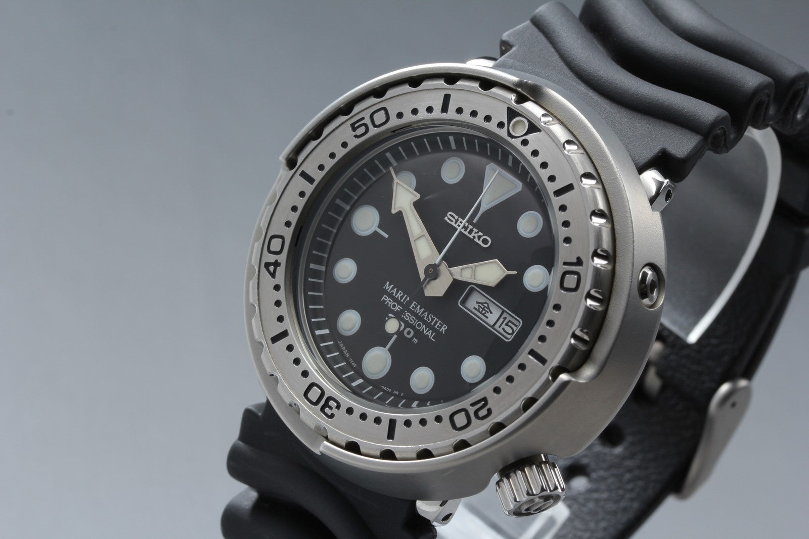 [Near MINT Box] SEIKO MARINE MASTER 7C46-0AC0 SBBN017 Qz Men's Watch Japan