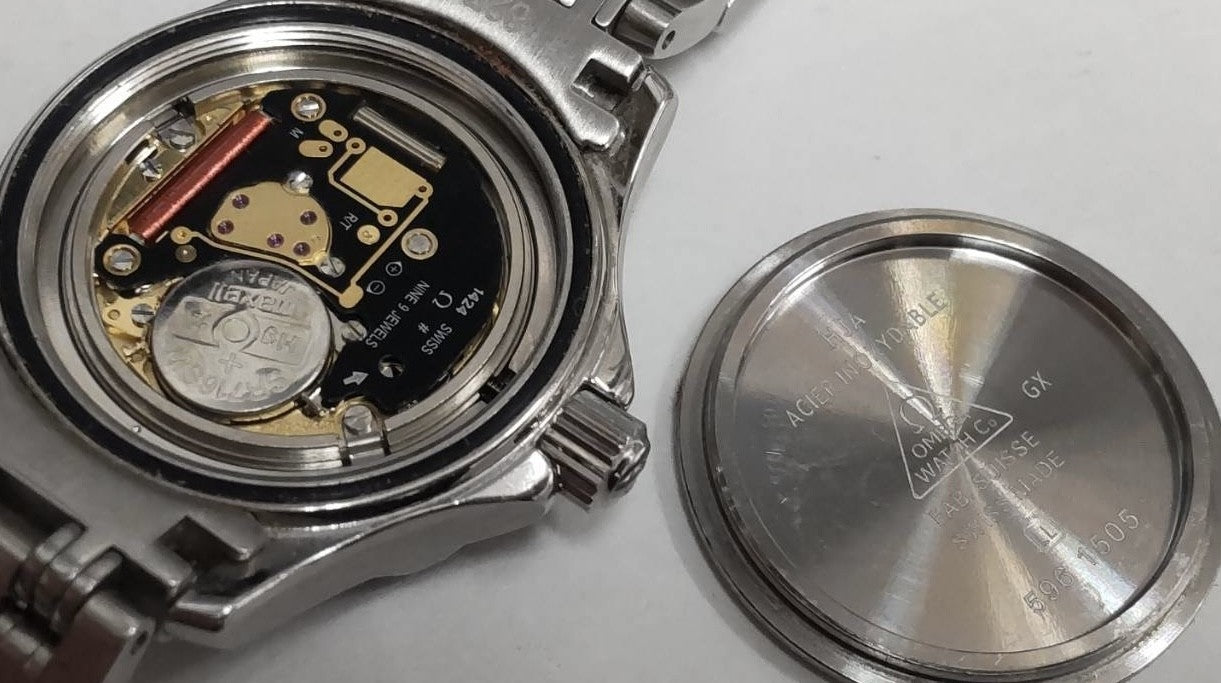 New Batt[N MINT]Box OMEGA Seamaster Professional 2224.8 Cal.1424 Ladies Quartz