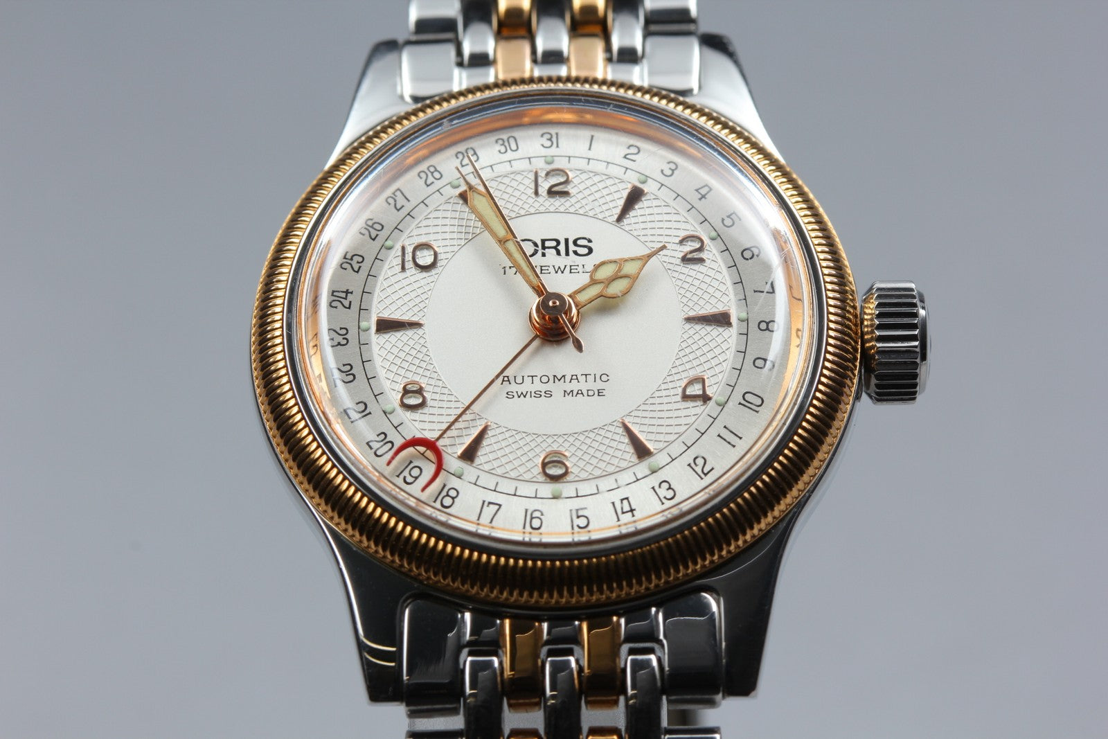 ORIS Big Crown Pointer Date 7400C 31mm Silver Gold Automatic Men's Watch [Box]
