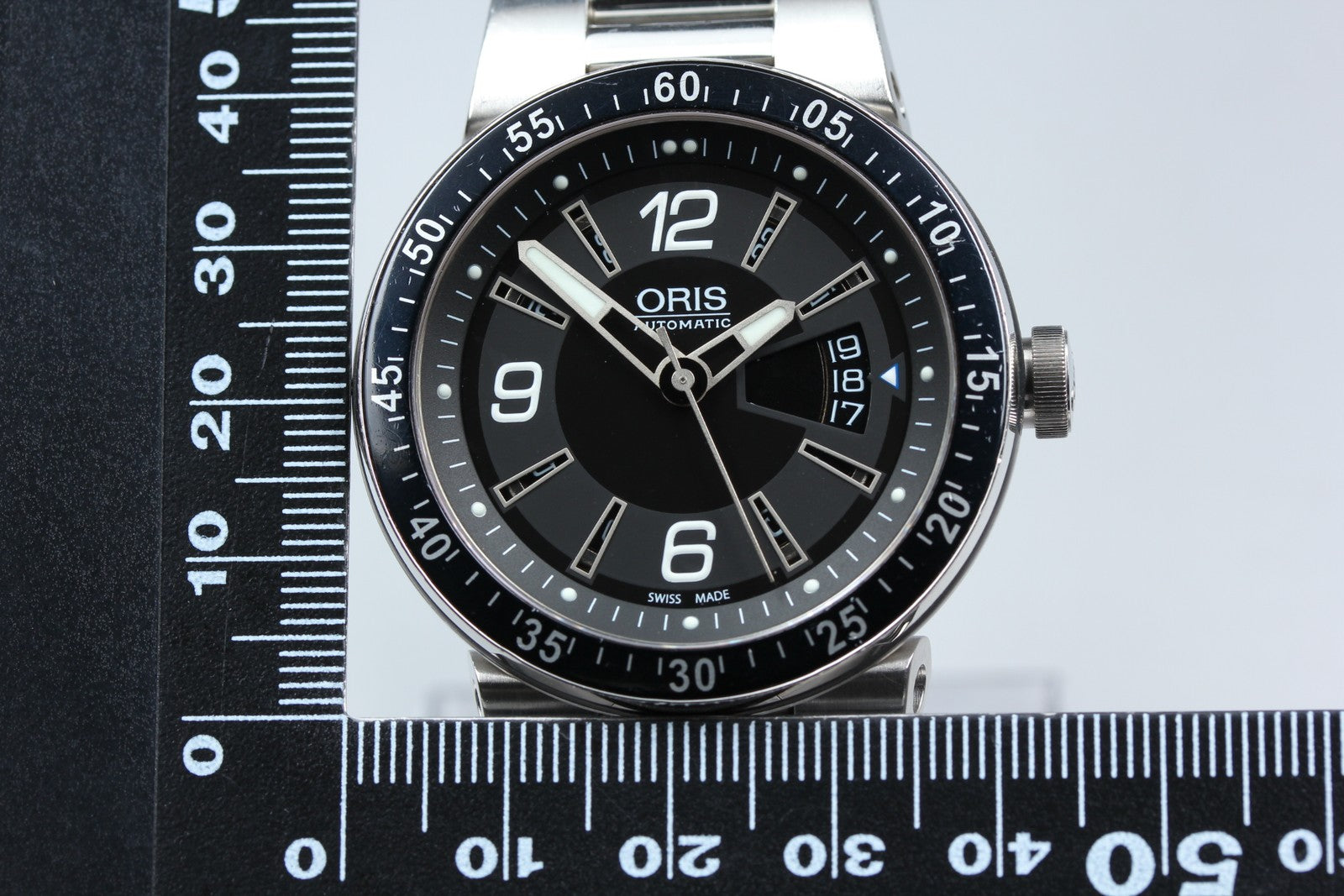 ORIS Williams F1 Team Date 7613 Automatic Black Dial Automatic Men's Watch [Box]