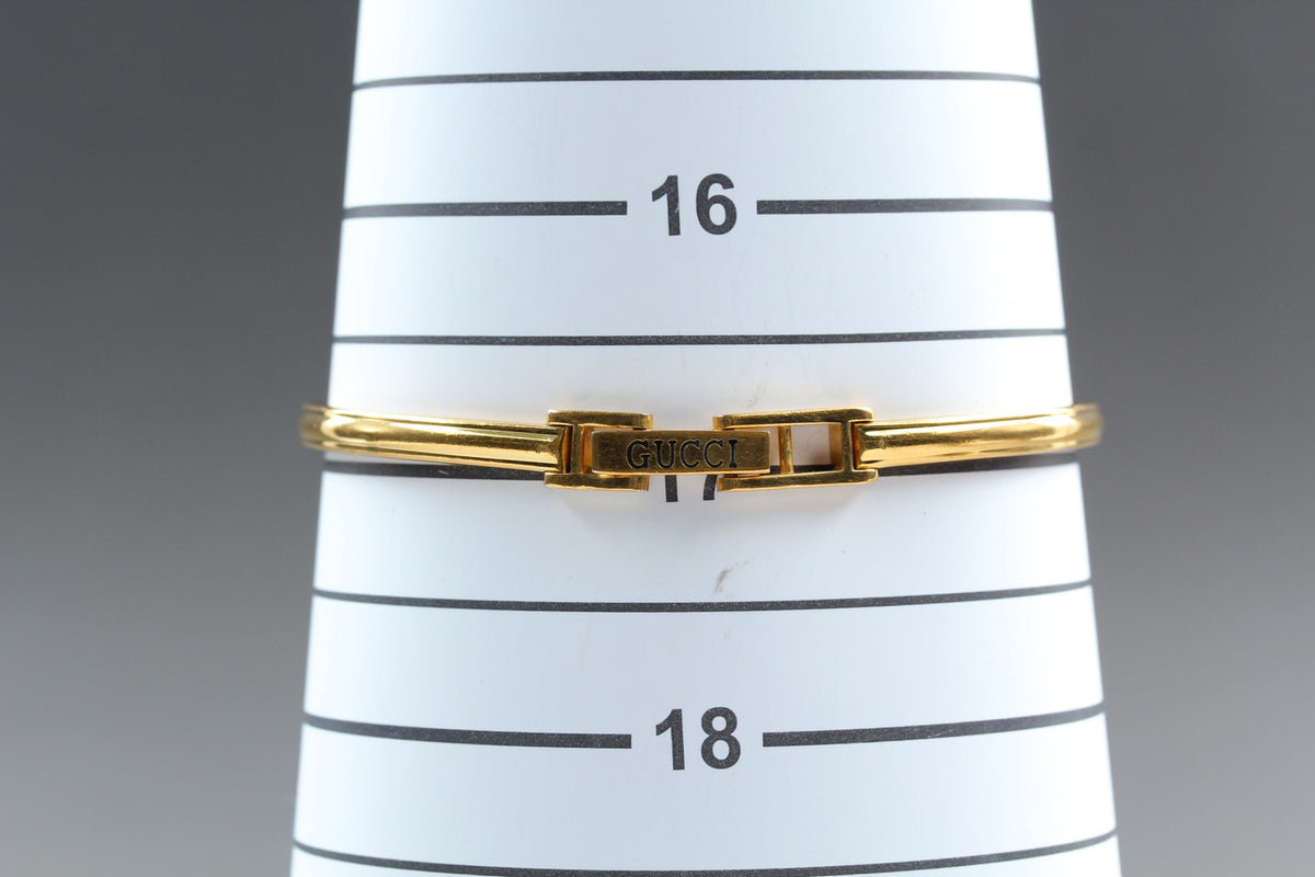 [Overhauled] Gucci Change Bezel 11/12.2 Black Dial Gold Women's Quartz Watch