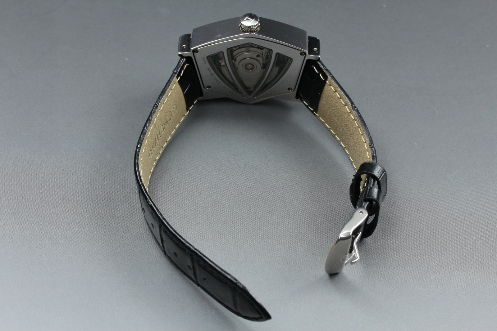 [Near MINT] Hamilton Ventura H245150 Automatic Silver Men's Watch 35mm JAPAN Box