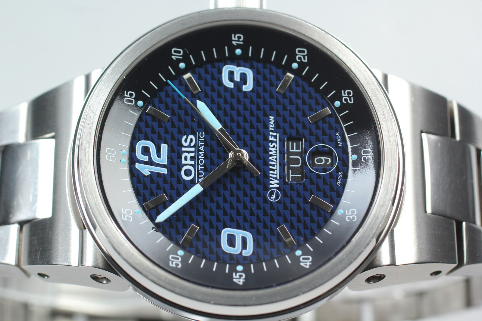 ORIS Williams F1 Team Day Date 7560 Automatic Blue Dial Automatic Men's Watch