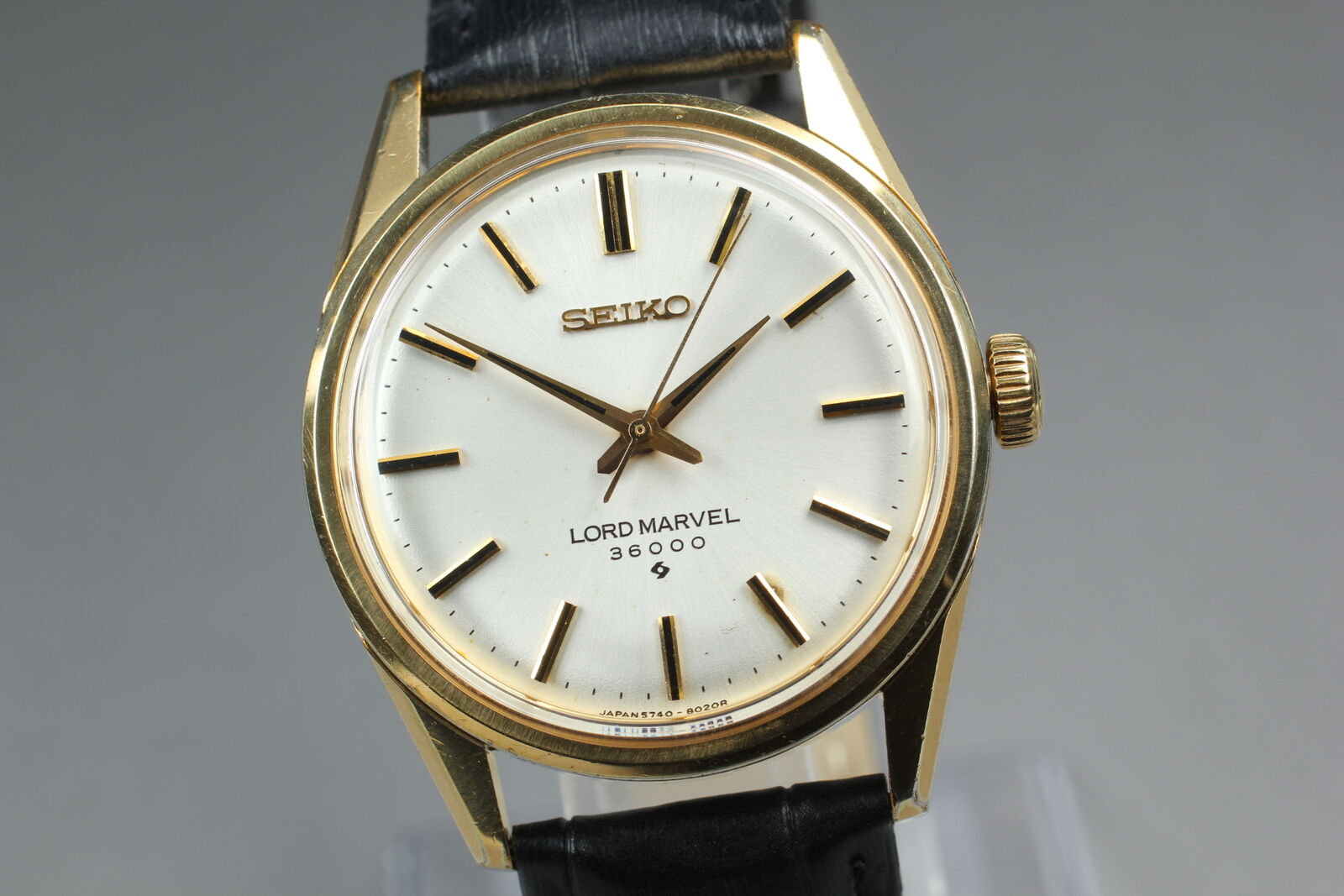 [Exc+5] SEIKO Load Marvel 36000 5740-8000 36000 Vintage Watch Gold From JAPAN