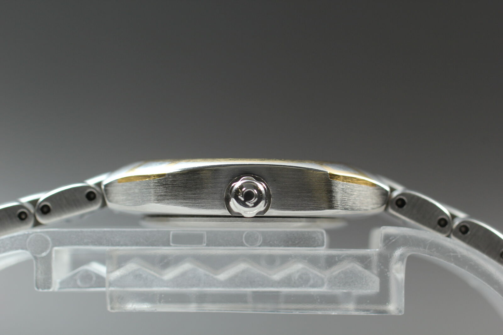 [Near MINT] OMEGA Seamaster Polaris Gold Dial 22mm Woman's Quartz Watch JAPAN